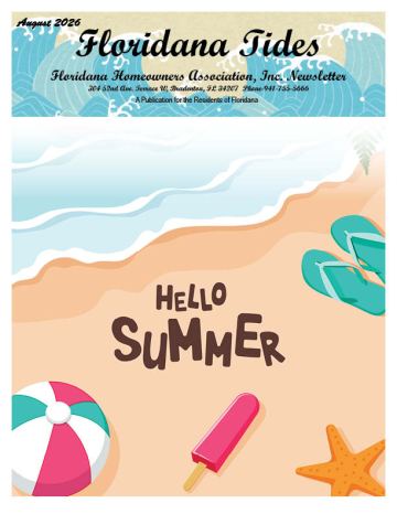 Floridana newsletter cover