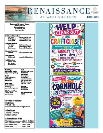 Renaissance newsletter cover