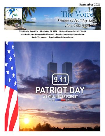 Village of Holiday Lake newsletter cover