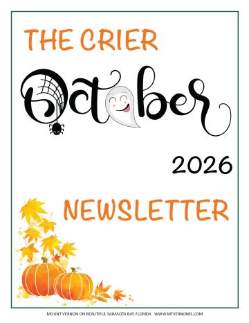 Mount Vernon Condominium Association, Inc. newsletter cover