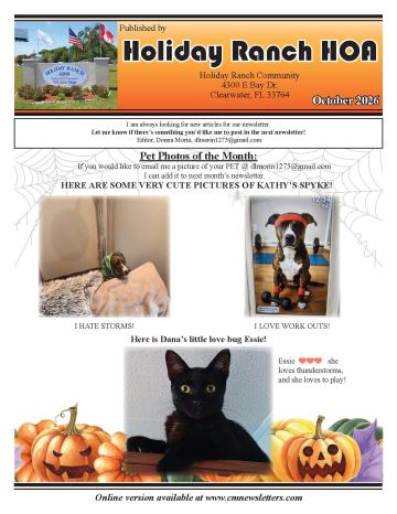 Holiday Ranch newsletter cover
