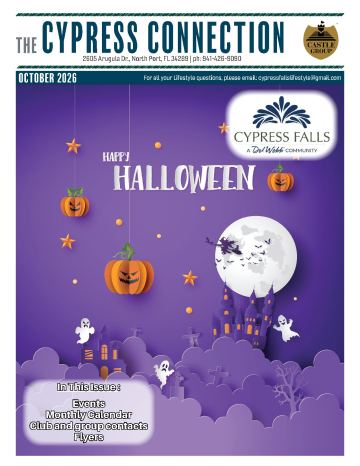 Cypress Falls at the Woodlands newsletter cover