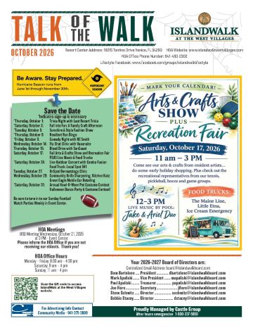 Islandwalk newsletter cover