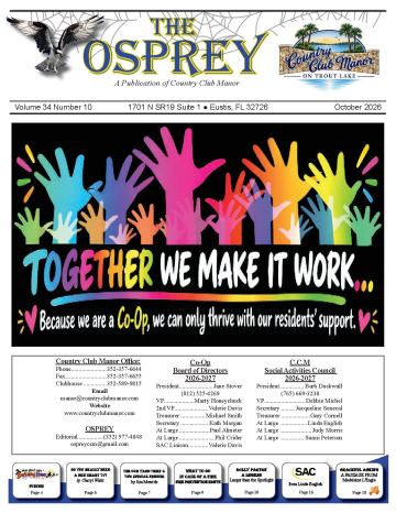Country Club Manor newsletter cover