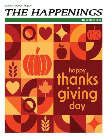 Silver Dollar Resort newsletter cover