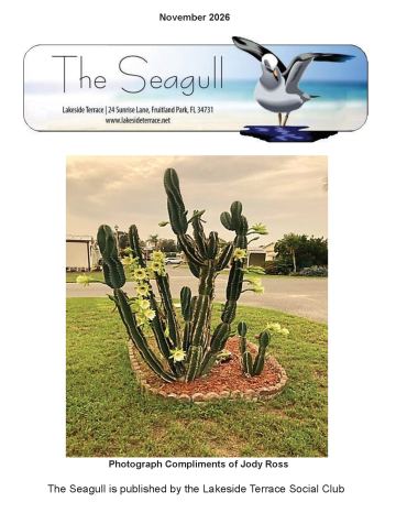 Lakeside Terrace newsletter cover
