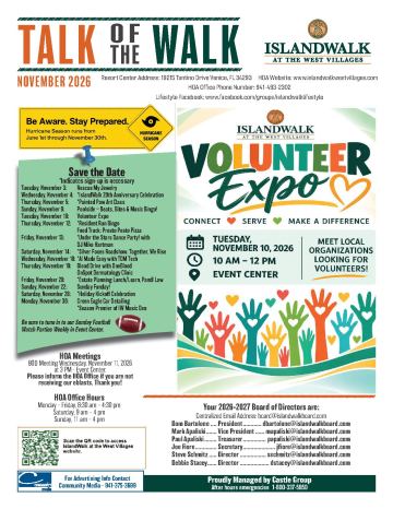 Islandwalk newsletter cover